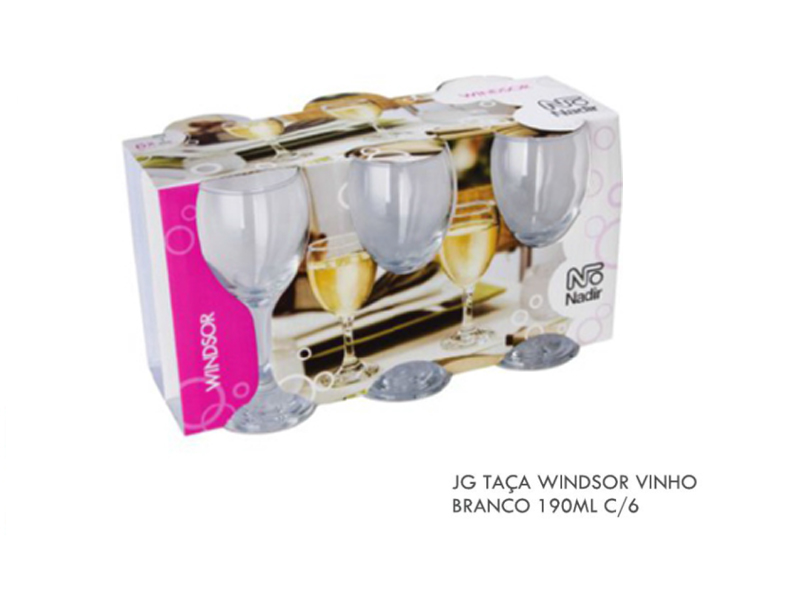 Jogo Taça Windsor Vinho Branco 190ML - 2550 (F)